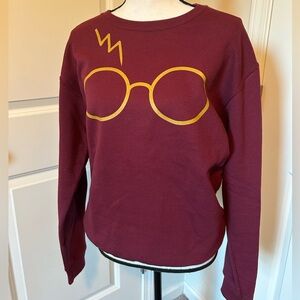 Maroon harry potter crew neck sweatshirt